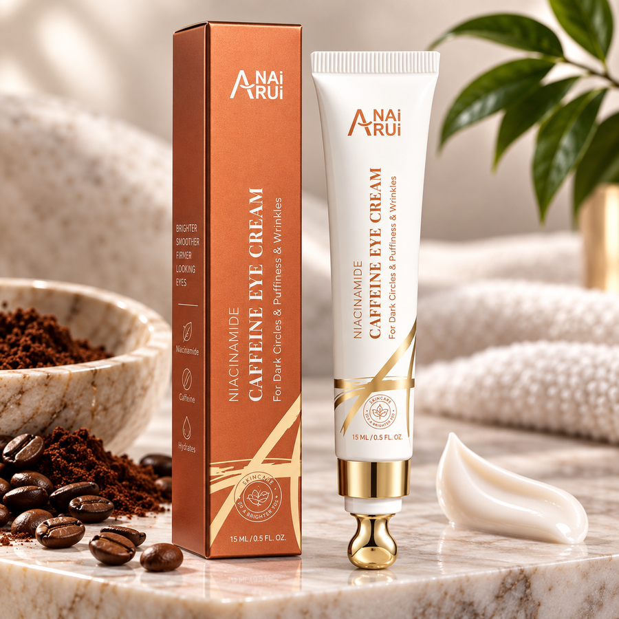 Caffeine & Niacinamide Eye Cream for Dark Circles & Puffiness