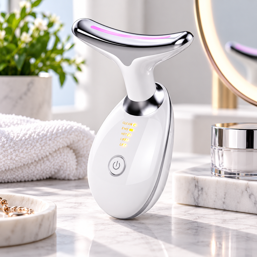 7-Color Microcurrent Facial & Neck Massager