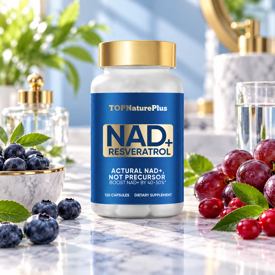 NAD+ & Resveratrol Supplement, 1000mg