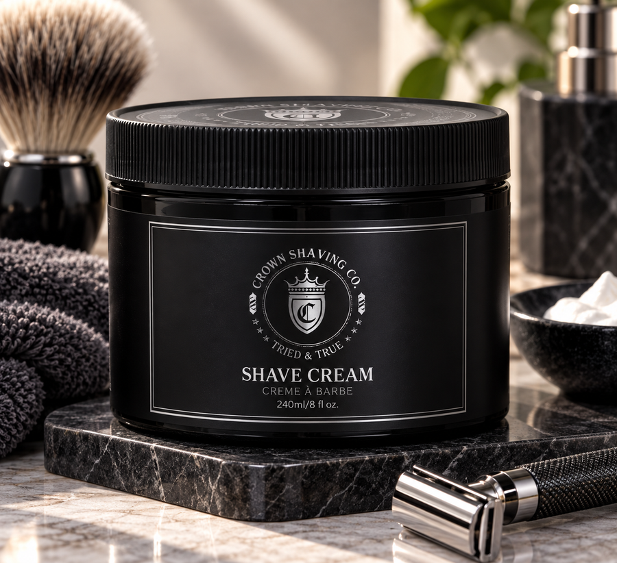Crown Shaving co Shave Cream 8oz Eucalyptus and Spearmint